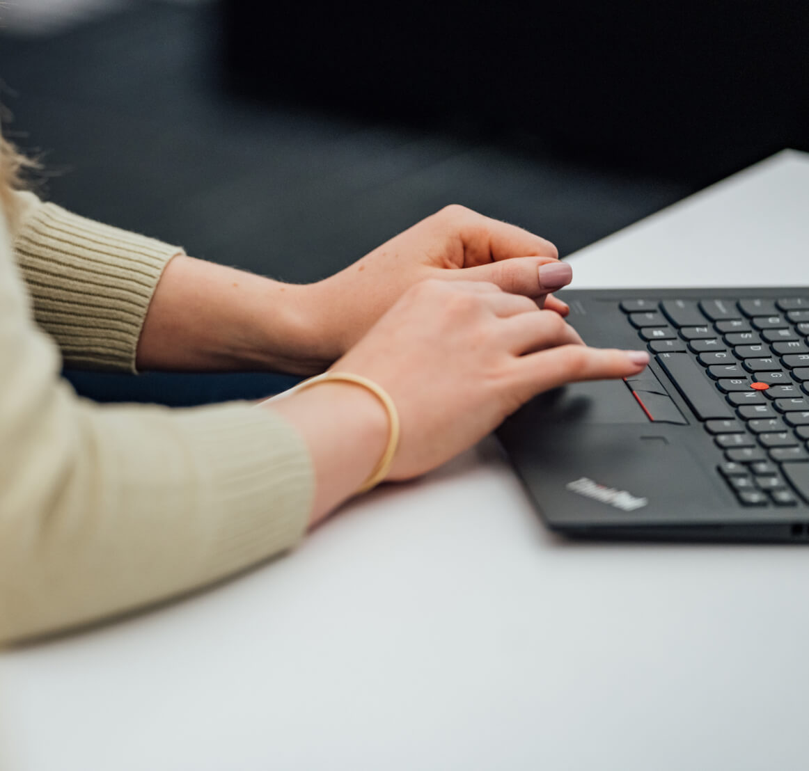 Woman at Laptop